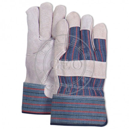 Pakistan Factory Industrial Safety Working Leather Gloves